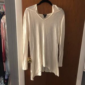 Hooded Cream Colored Sweater